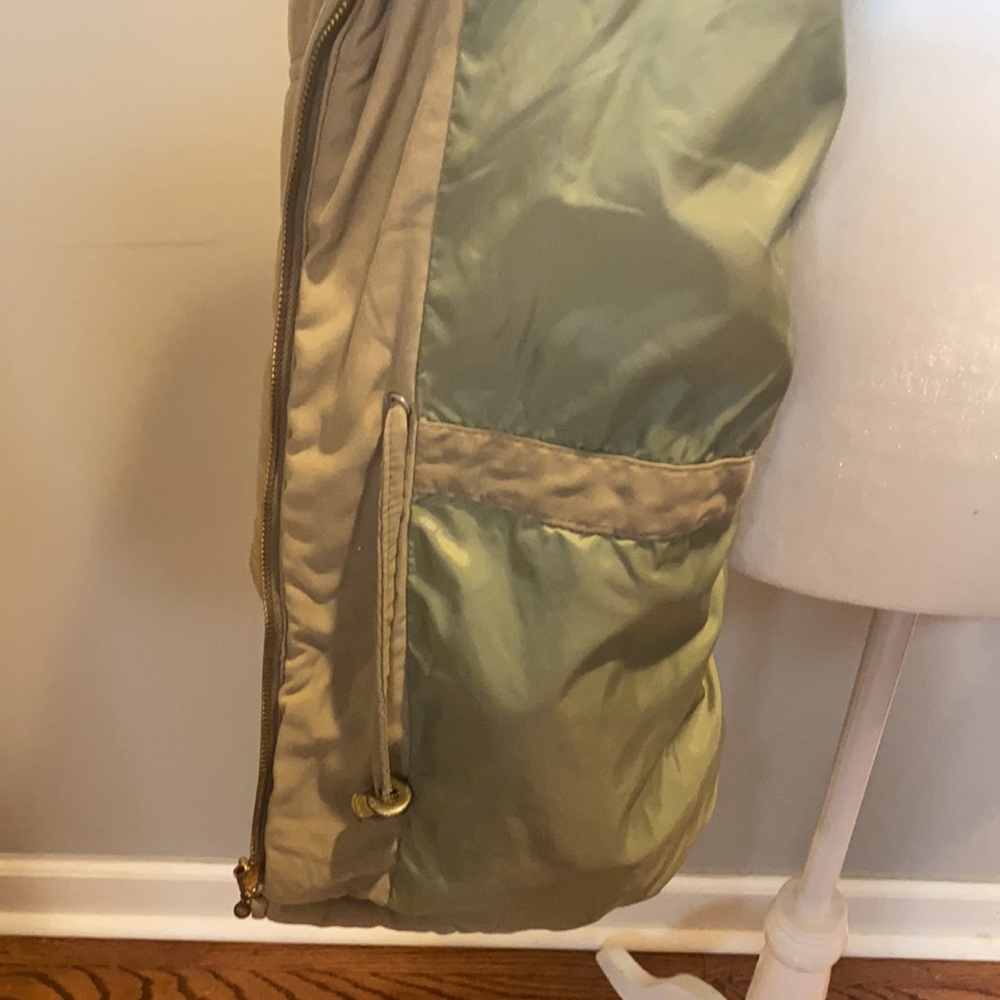 🌞 Preston & York quilted coat jacket front zip size L - Picture 7 of 12